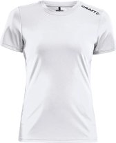 Craft Rush T-Shirt Dames - Wit | Maat: XL