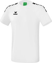 Erima Essential 5-C T-Shirt Kind Wit-Zwart Maat 116