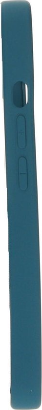 Mobiparts Coque en Siliconen Apple iPhone 14 Pro Blueberry Blauw Case