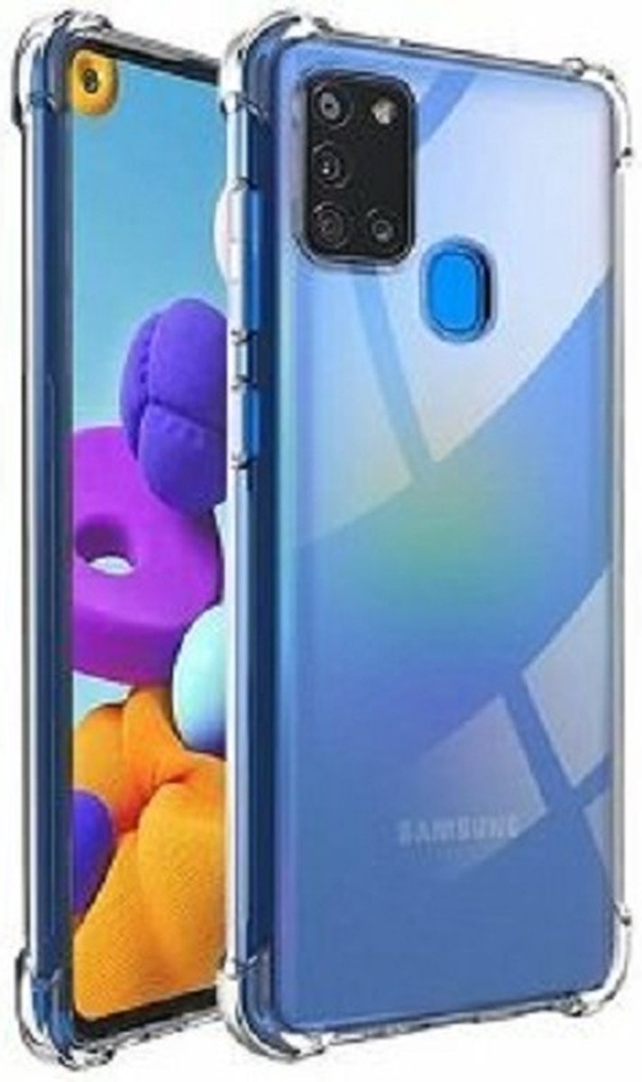 Samsung A21s Hoesje Shockproof Transparant