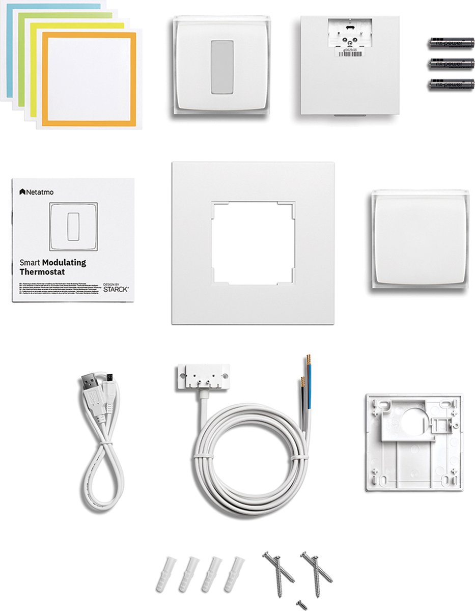 Netatmo Slimme Thermostaat Modulerend - Smart Thermostaat voor CV - Werkt met Google Home, Alexa & Apple Homekit - Draadloos - Wit thumbnail 4