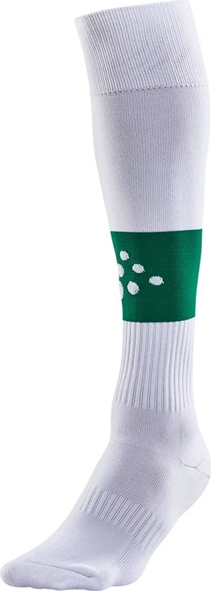 Craft Squad Sock Contrast 1905581 - White/Team Green - 46/48