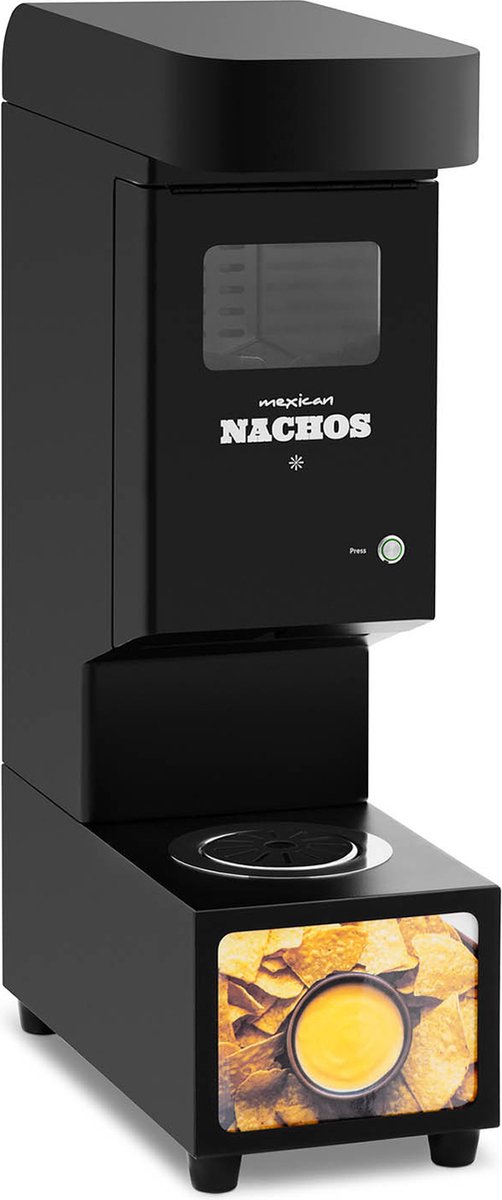 Professionele sausdispenser - Nacho kaas - retro design - 3.5 l - 55 - 80 °C - zwart - Royal Catering