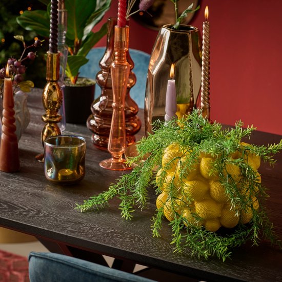 Vaas Citroen Geel Polyresin Geel 18x25x25cm (hxbxd) Light