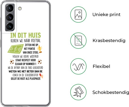 Coque Samsung Galaxy S21 - Sort - Voetbal - Sport - Coque de téléphone en Siliconen