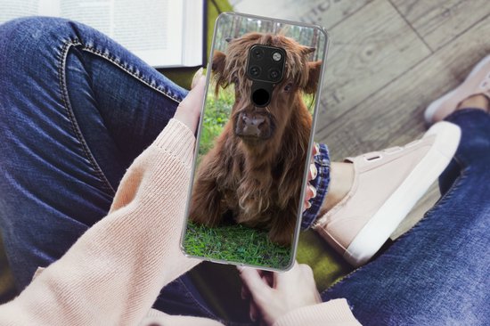 Coque Huawei P40 Lite - Highlander écossais - Crapaud - Animaux - Coque de téléphone en Siliconen