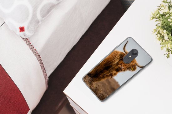 Coque Xiaomi Redmi 5 - Highlander écossais - Dune - Herbe - Coque de téléphone en Siliconen