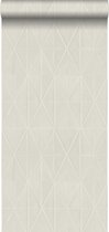 ESTAhome eco texture vlies behangpapier origami motief beige - 148714 - 0,53 x 10,05 m