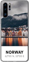 Coque Huawei P30 Pro - Norvège - Scandinavie - Montagnes - Hiver - Coque en Siliconen