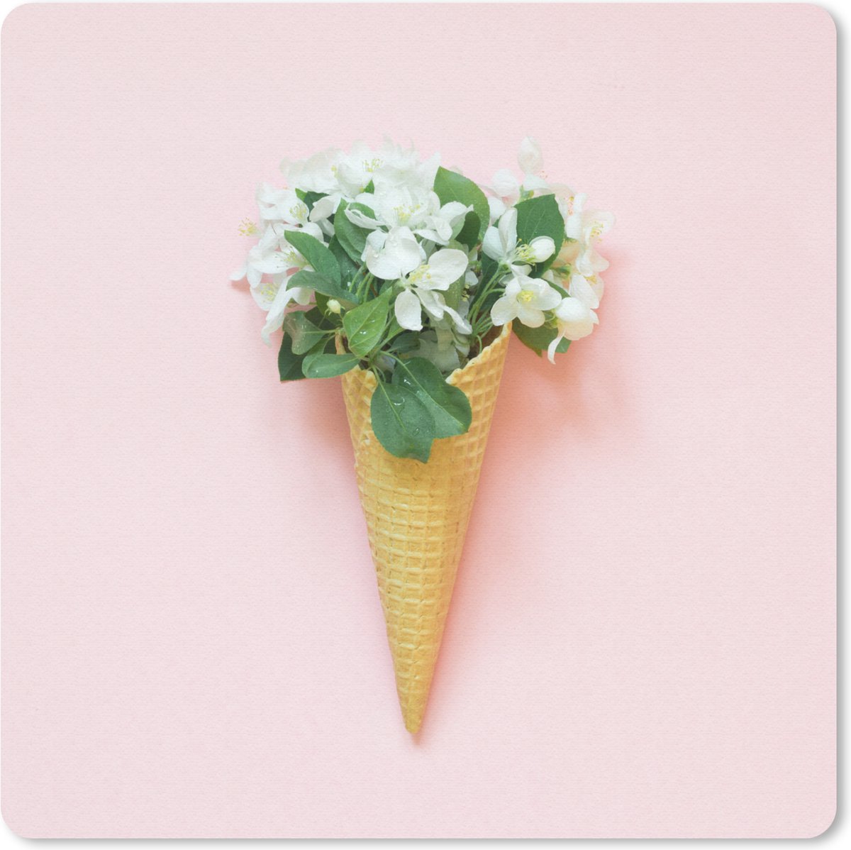 Muismat 30x30 cm - Mousepad IJshoorn - Bloemen - Stilleven - Muismatten