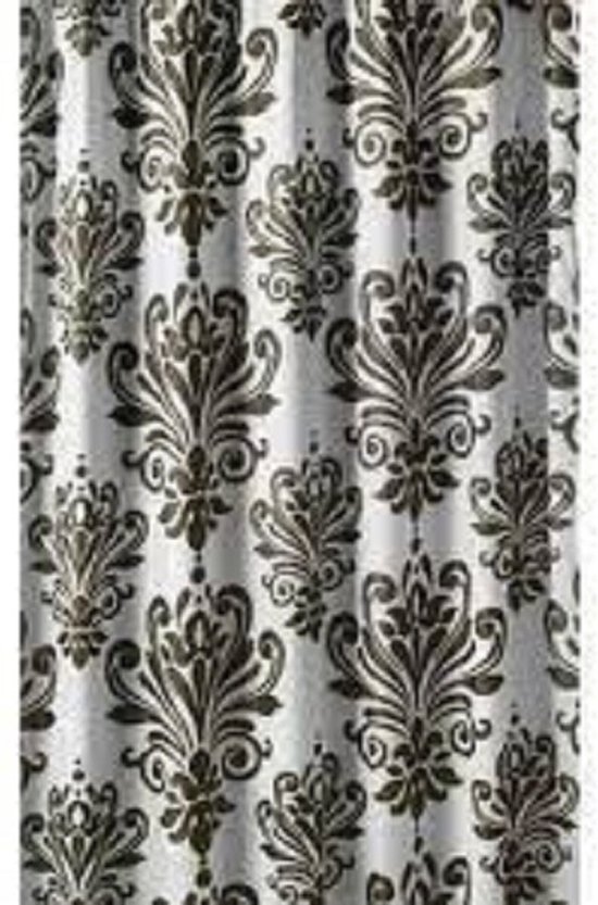 Dutch house douchegordijn 180x200cm zwartwit