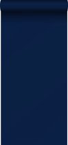Sanders & Sanders behangpapier effen marine blauw - 935206 - 53 cm x 10,05 m