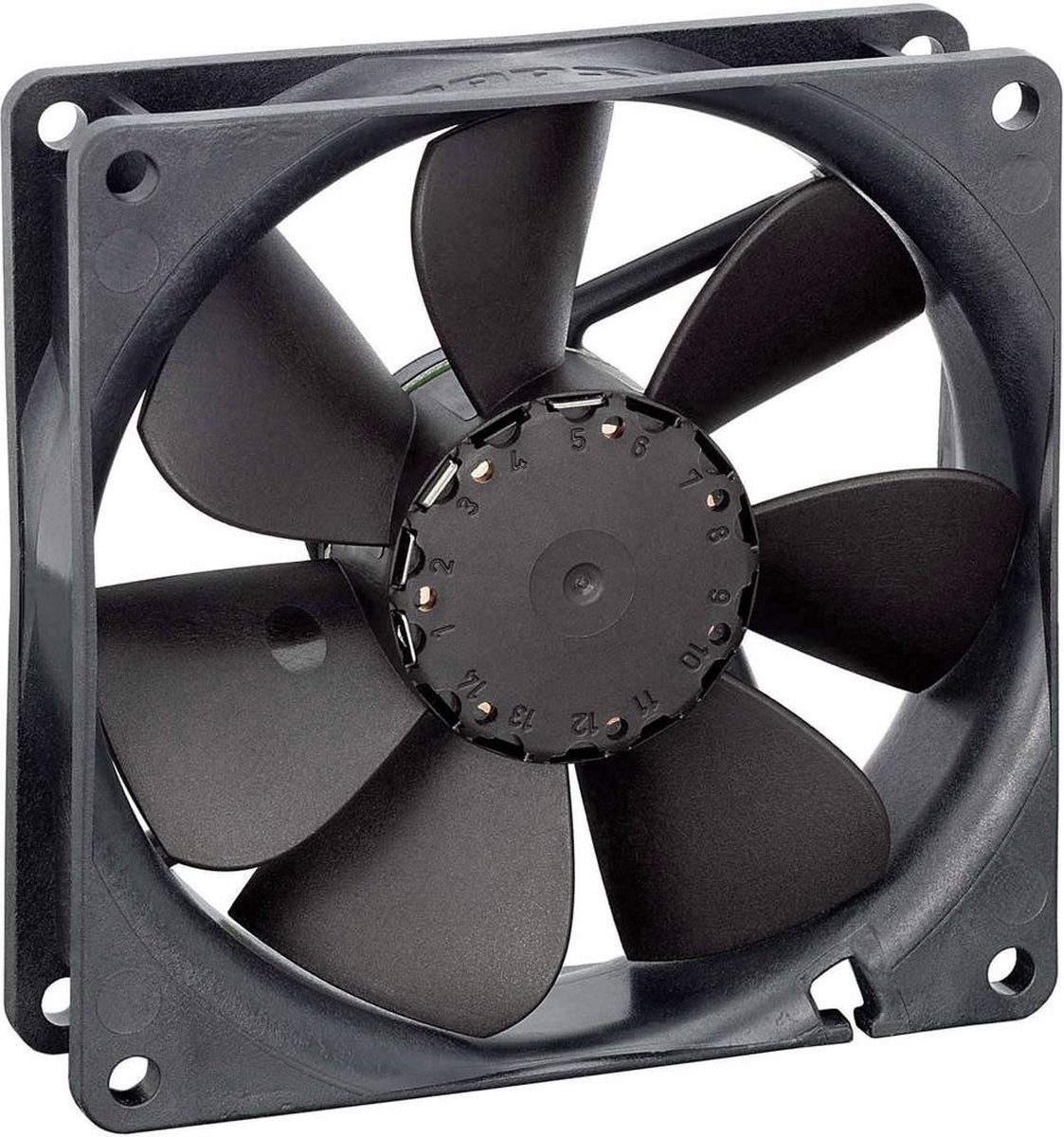 EBM Papst 3412NGH Axiaalventilator 12 V/DC 91 m³/h (l x b x h) 92 x 92 x 25.4 mm