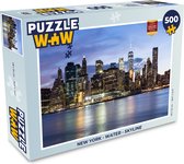 Puzzel New York - Water - Skyline - Legpuzzel - Puzzel 500 stukjes