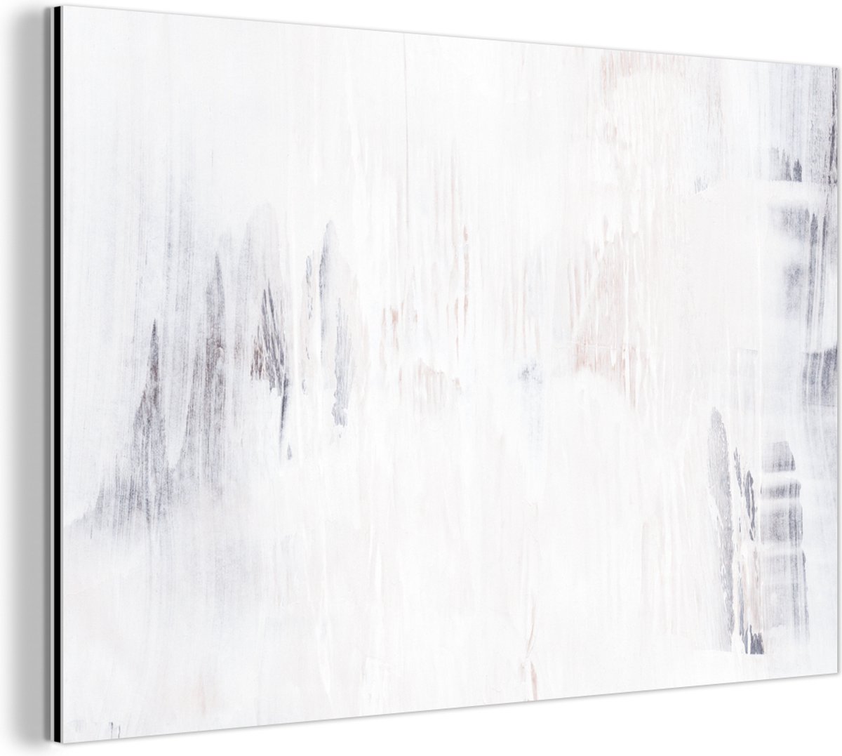 Wanddecoratie Metaal - Aluminium Schilderij Industrieel - Acrylverf - Verf - Design - 150x100 cm - Dibond - Foto op aluminium - Industriële muurdecoratie - Voor de woonkamer/slaapkamer