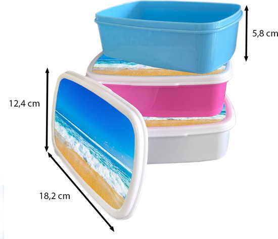 Lunch box Blauw - 18x12x6 cm - Enfants - Garçon