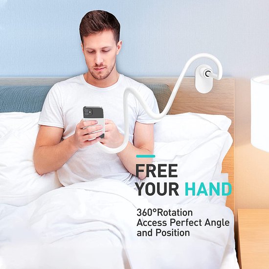 universele telefoonhouder voor op bureau , bed of in de auto - steun universele telefoonhouder voor op bureau , bed of in de auto - steun