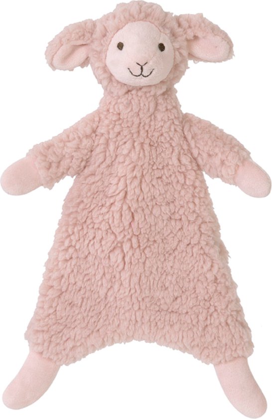 Happy Horse Lam Lotus Knuffeldoekje - Perzikroze - Baby cadeau