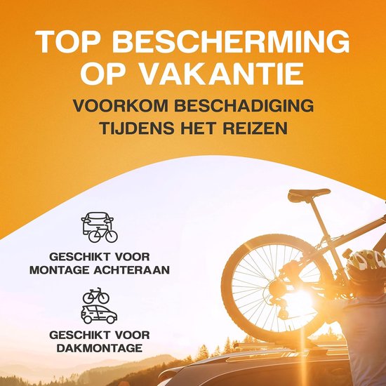 Stuurbeschermhoes voor Ebike Transport - Waterdicht & Robuust - Achterdrager Fietshoes - Regenbescherming