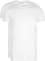 RJ Bodywear Everyday - Rotterdam - 2-pack - T-shirt O-hals smal - wit -  Maat XL
