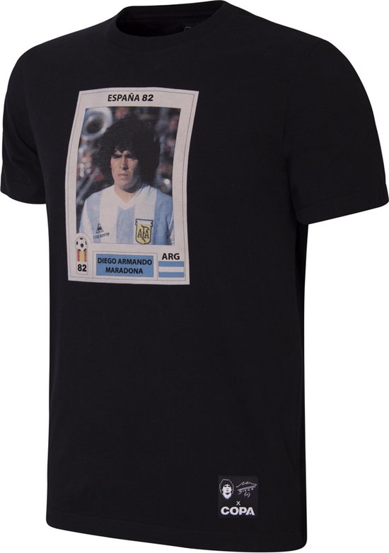 Foto: Copa maradona argentina football sticker t shirt mannen xxl
