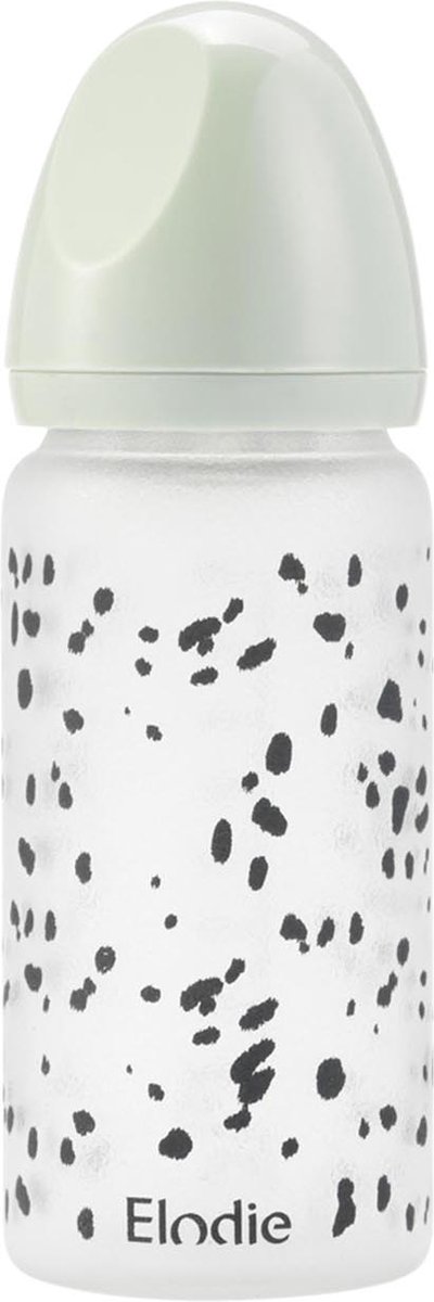 Elodie glazen babyfles - Baby flessen - Baby fles - Glazen flesjes - Babyfles - 270 ml - Dalmatian Dots van Merkloos — afbeelding 2