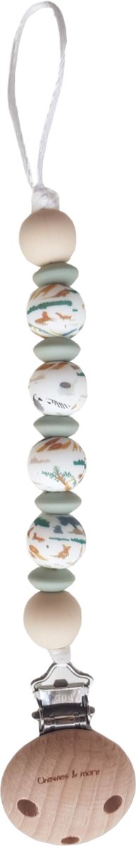 Goedkoopste Chewies & More Speenclip - Siliconen - Round en Lentil Zoo