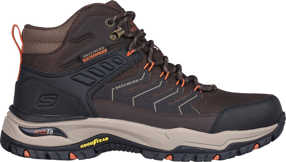 Skechers Arch Fit Dawson Raveno Heren Wandelschoenen Bruin