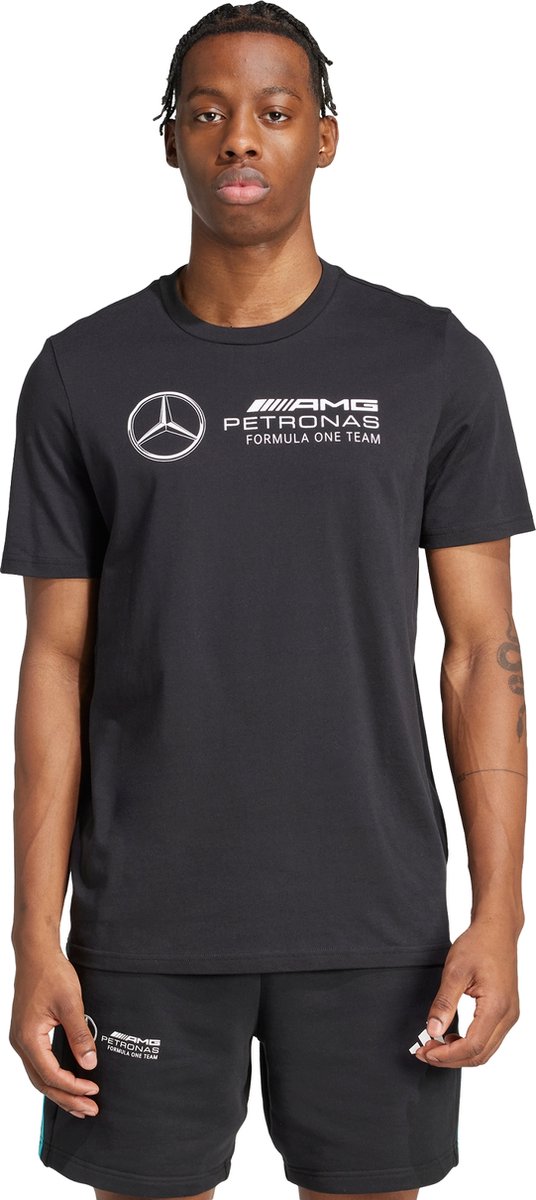 adidas Performance Mercedes AMG Petronas Formula One Team DNA Graphic T-shirt Heren Zwart