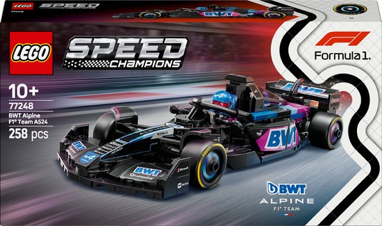 LEGO Speed Champions BWT Alpine F1 Team A524 racewagen Set - 77248