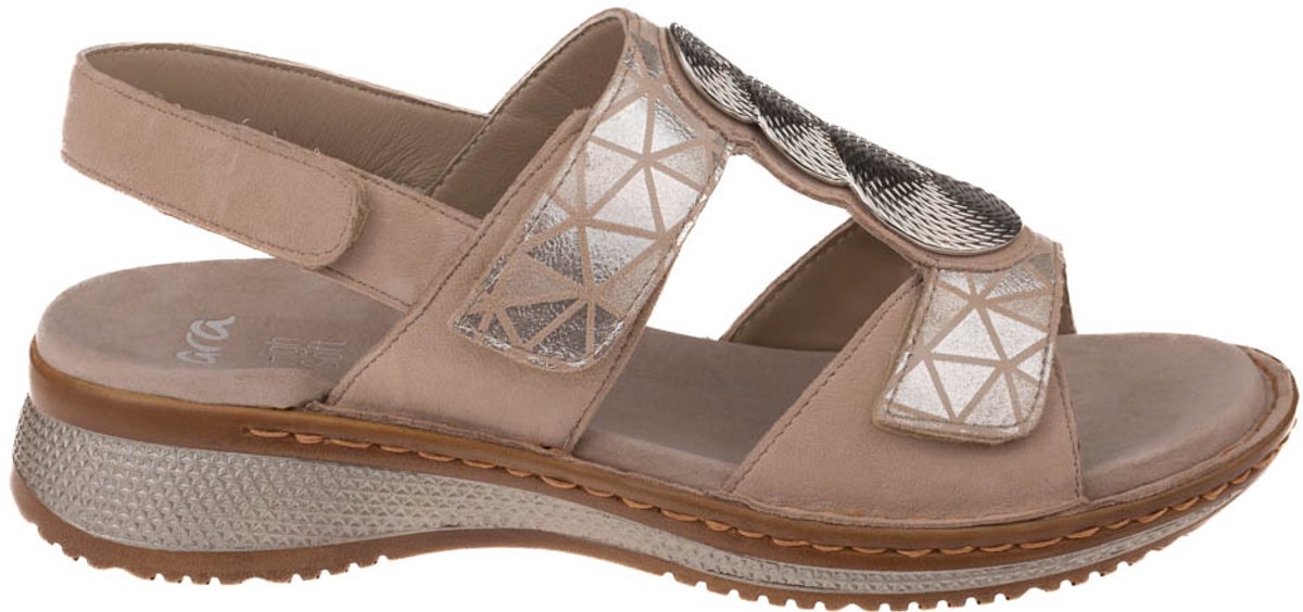 Ara 1229002 Platte sandalenDames Sandalen Beige