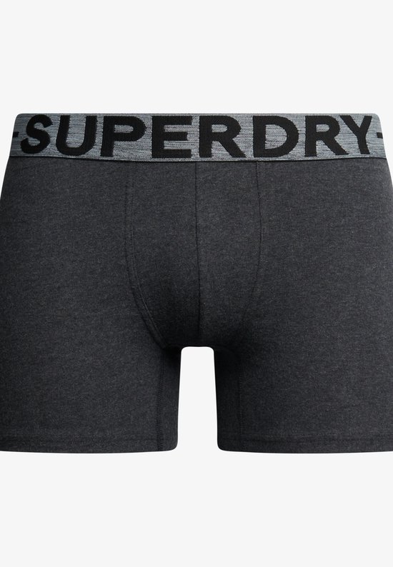 Superdry Lot de trois boxers pour homme - Raven Black Marl