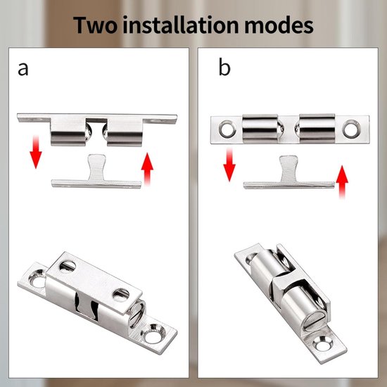 QZKJQDD Rechter Latch Hook, antieke vintage snelsluiting, rechter grendelhaak hasp grendel, antieke decoratieve hasp, voor kleine houten kisten, juwelendoos, wijnkist met schroeven (2 stuks