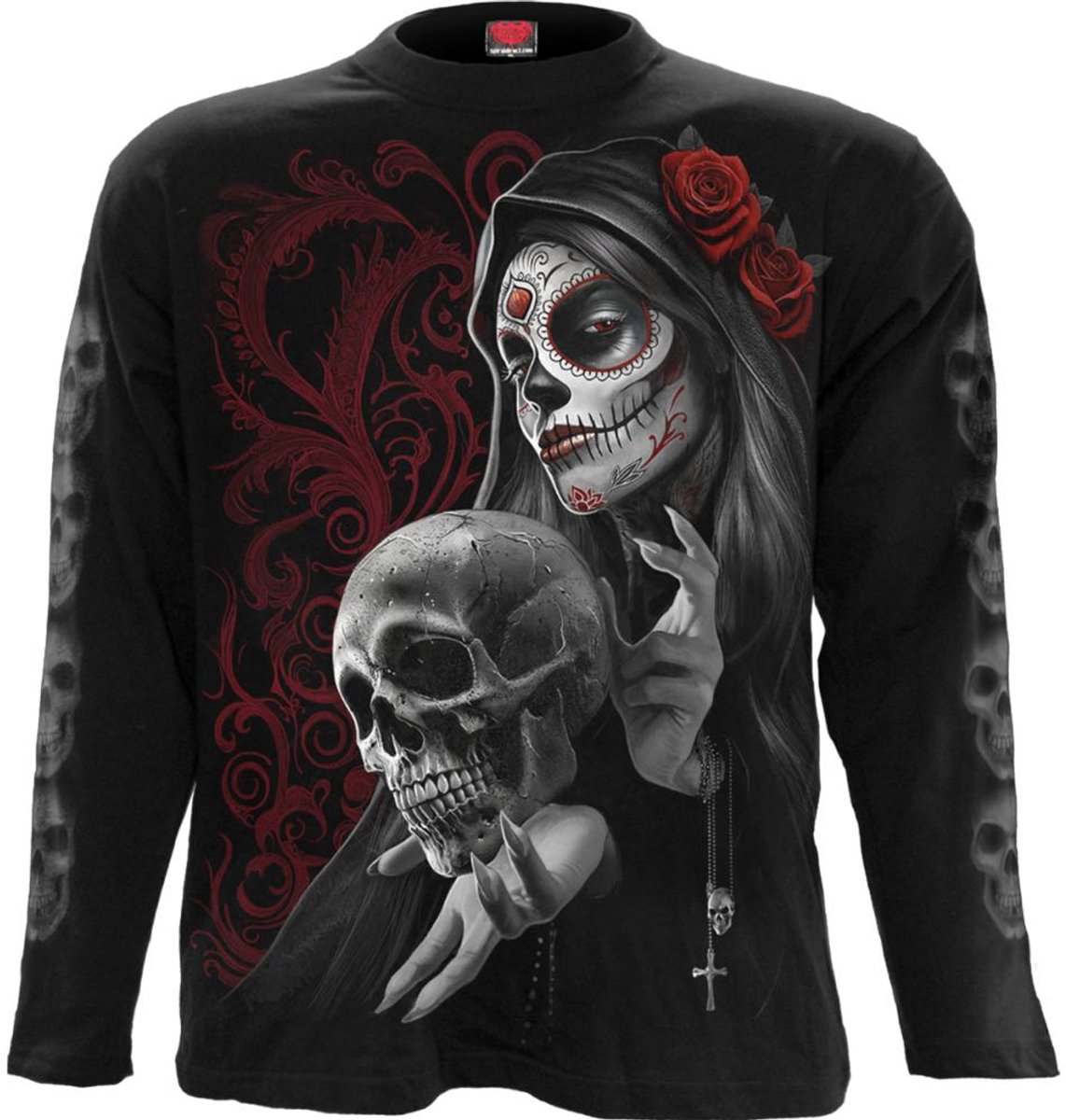 Spiral - Love Is Dead Longsleeve shirt - XXL - Zwart