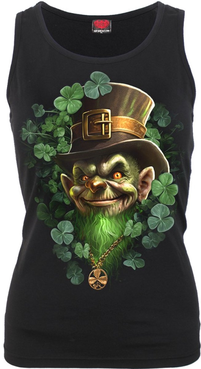 Spiral Shenanigans Dames Top - zwart - L