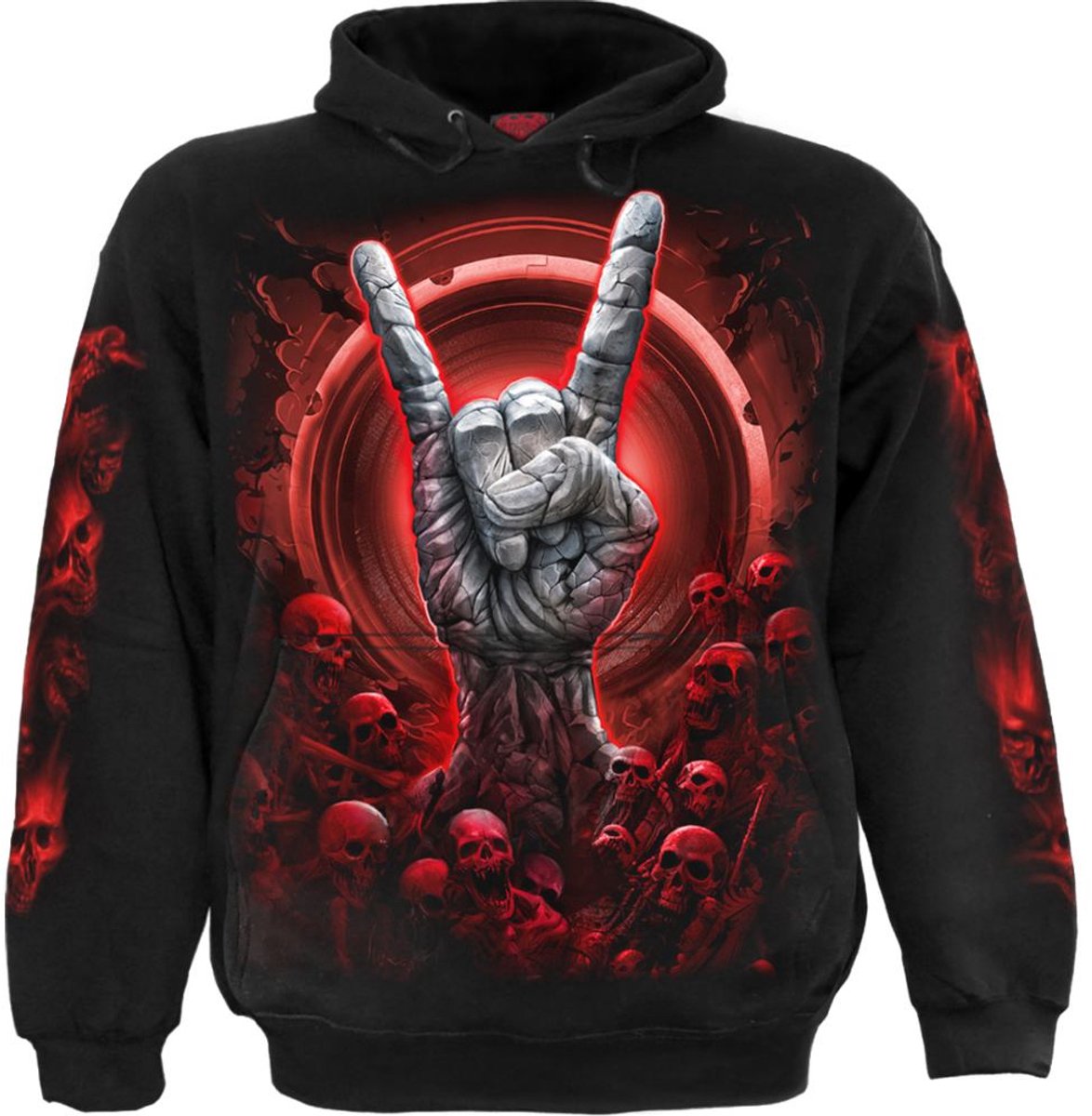 Spiral - Tomb Of Rock Hoodie/trui - S - Zwart
