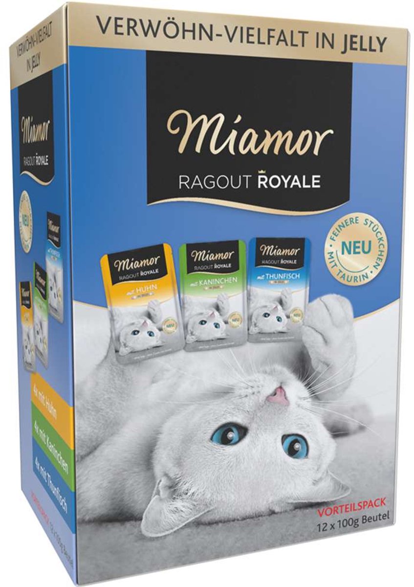 Miamor Miamor - Ragout Royale Multipack 48x100g - 3 smaken voordeelverpakking