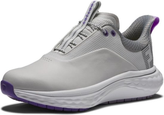 Footjoy Quantum Dames Golfschoenen Grijs Wit Paars van Footjoy — afbeelding 5