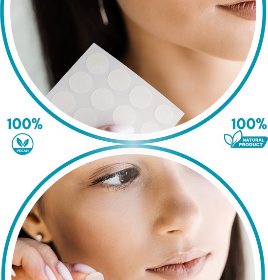 Twenty4seven® Pimple Patch 216 Stuks - Puisten Patches - Tea Tree Olie - Verwijdert Mee-eters, Acne en Puistjes