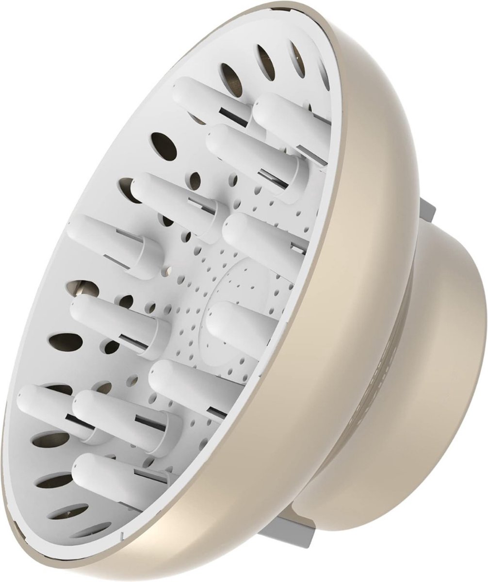 VELTRR® Diffuser Opzetstuk - Krulborstel voor Fohn Universeel - Multistyler - Goud