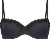 Hunkemöller Dames Lingerie Voorgevormde beugel bh Lola - Zwart - maat E80
