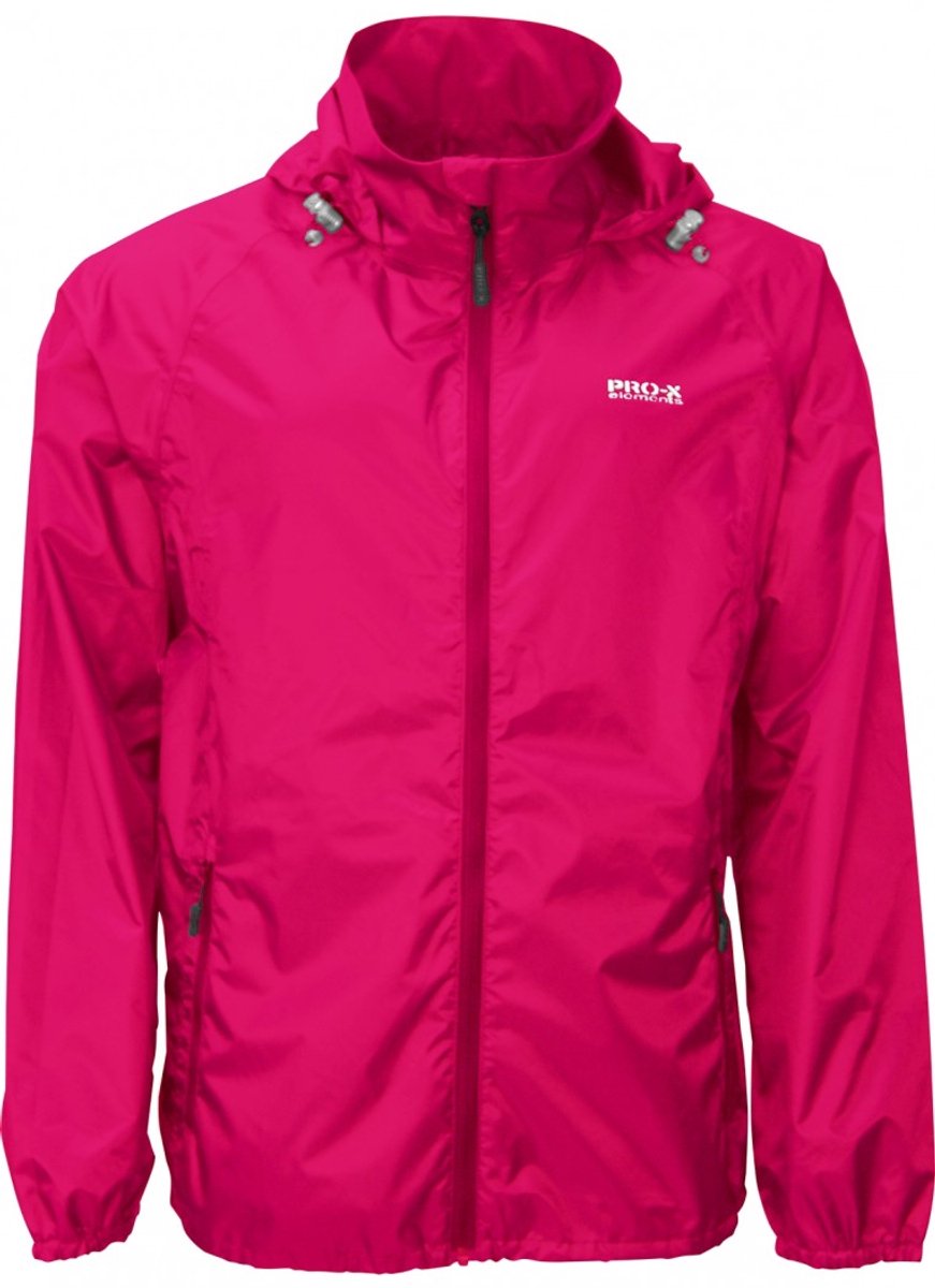 cherry lichtgewicht dames regenjas Packable van Pro-X Elements Roze