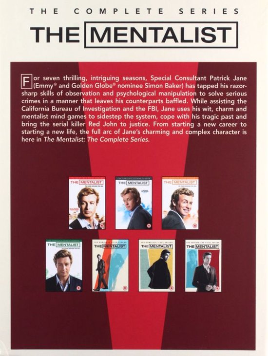 TVドラマ THE MENTALIST COMPLETE DVD BOX Amazon.com: The Mentalist: The Complete Series Season 1-7 : Movies