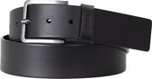 HUGO Cuir Ceinture Gionio Sz40 Leather Belt W115 Black Noir