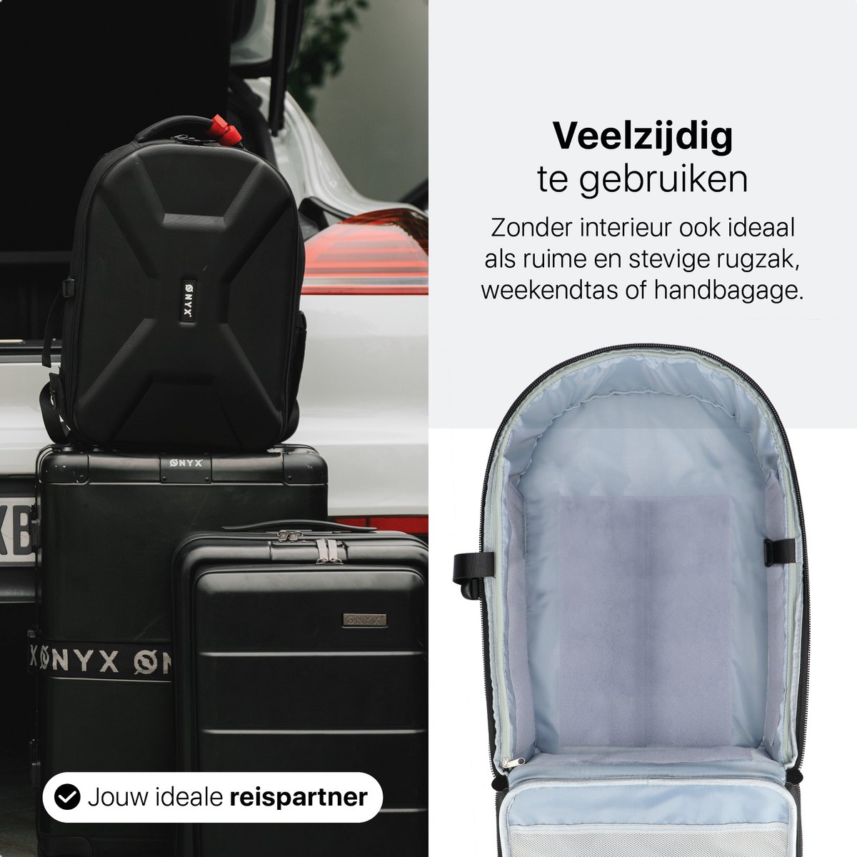 ONYX Cameratas Hardcase - Spatwaterbestendig met Laptopvak thumbnail 2