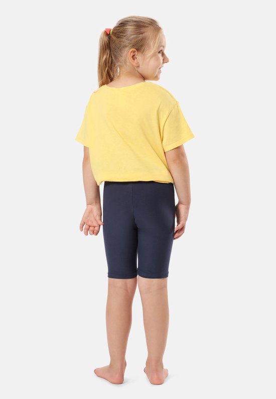Merry Style Meisjes Leggings - Sport - Vrijetijdsbroek – Kort - Katoen – Sportbroek – Marineblauw - 110 – MS-MS10-353-LE