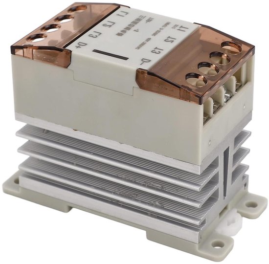 Halbleiterrelais Einphasiges DC AC SSR-40DA 40A 3-32 V DC / 24-380 V AC Halbleiterrelais Modul