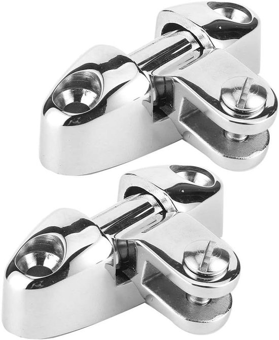 Bimini-Top Scharniere & Endkappen Aus Edelstahl 316 - Für 25,4 Mm Rohr (2 Paar Set)