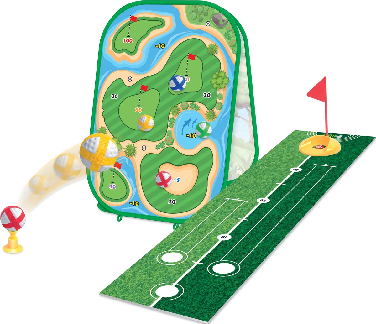 Pure4Fun - Speelgoedset - Kindergolfset - Put en chip spel