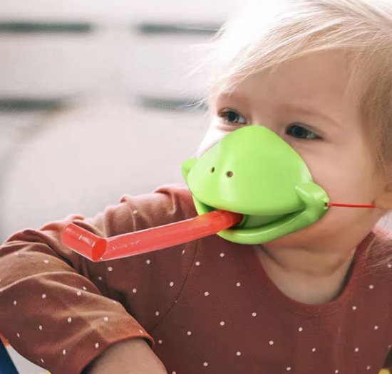 Jeu De Langue De Grenouille – Masque Grenouille Avec Langue Qui Souffle, Jeu D’Attrape-Mouches Multijoueur, 2 Sets